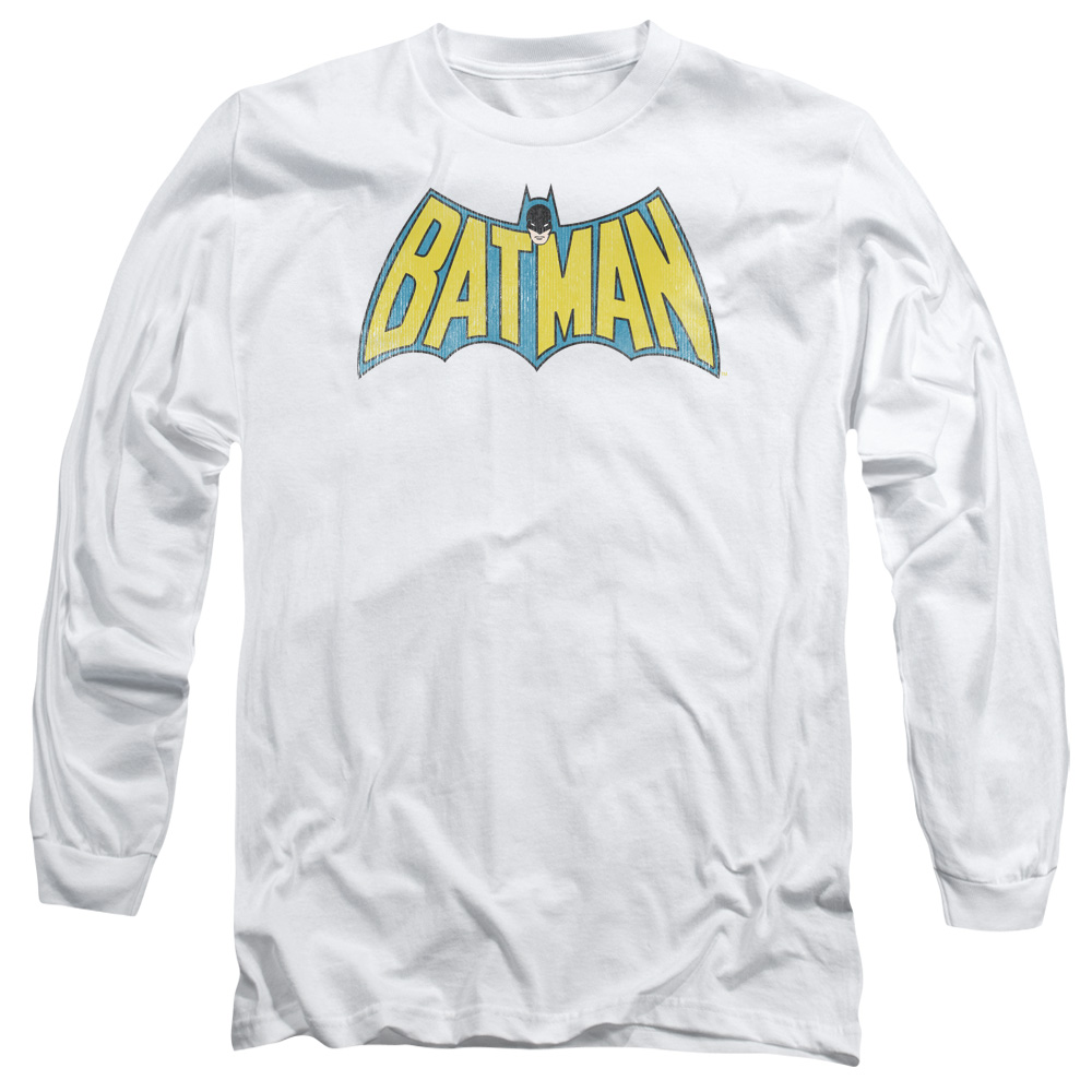 Batman Vintage Logo Adult Long Sleeve T Shirt